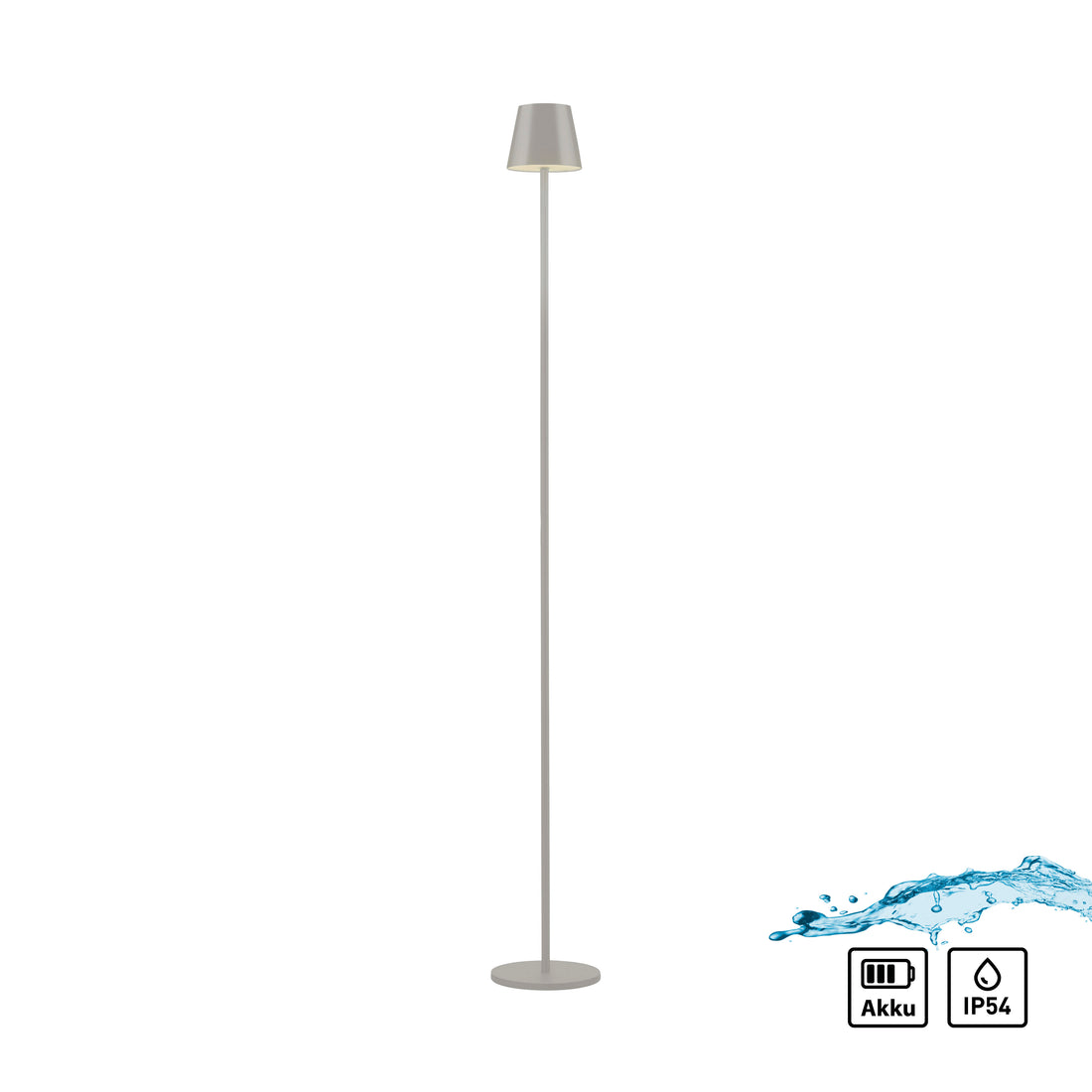 Luminaire extérieur Euria gris