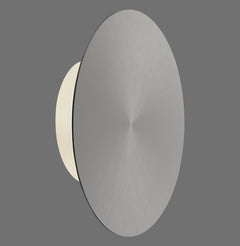 Applique murale sans fil Puntua grise, H 18 cm