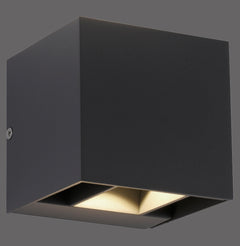 Applique murale Block anthracite, verre