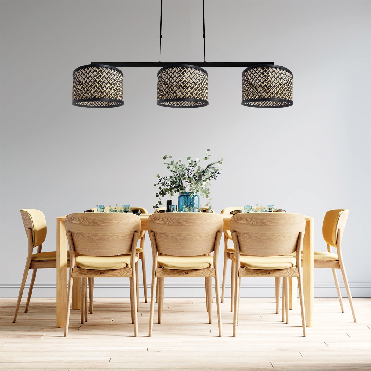 Suspension luminaire Stang noir