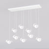 Ritual 9-light white pendant light