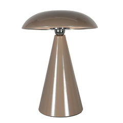 Mush table lamp brown