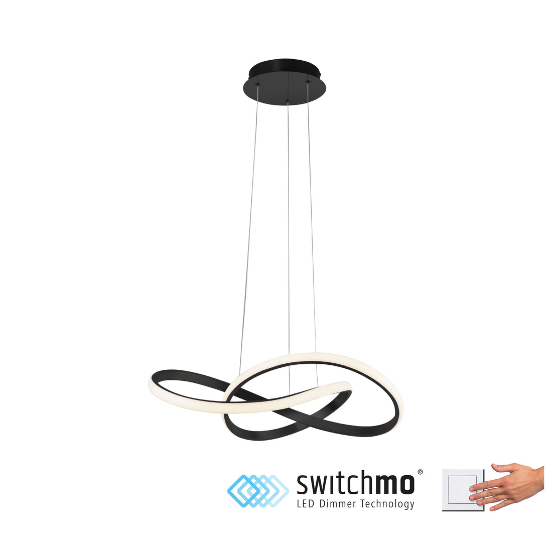 Suspension Maria noire