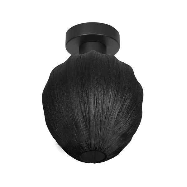 Silura black ceiling light