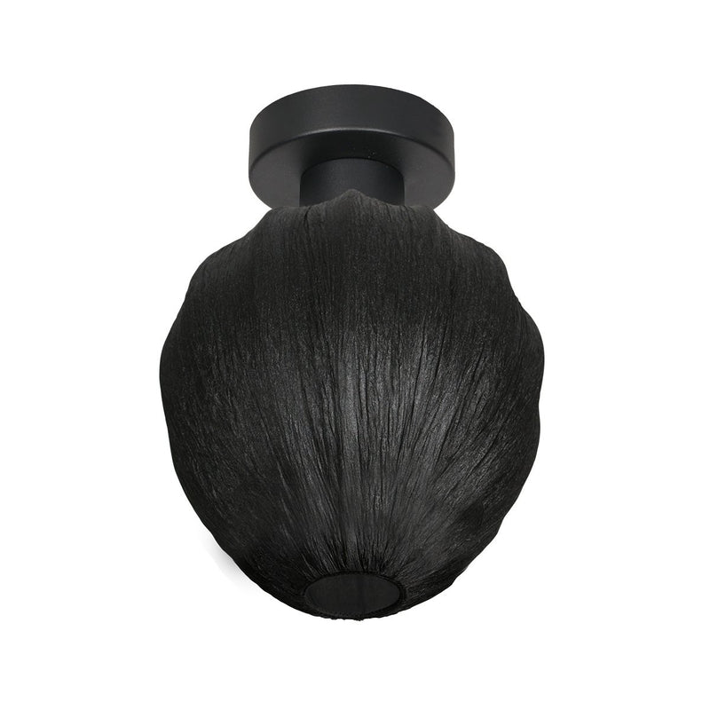 Silura black ceiling light