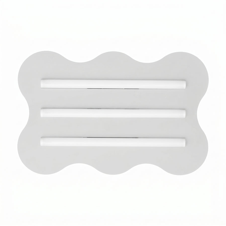 Plafonnier KLOVER brun Blanc