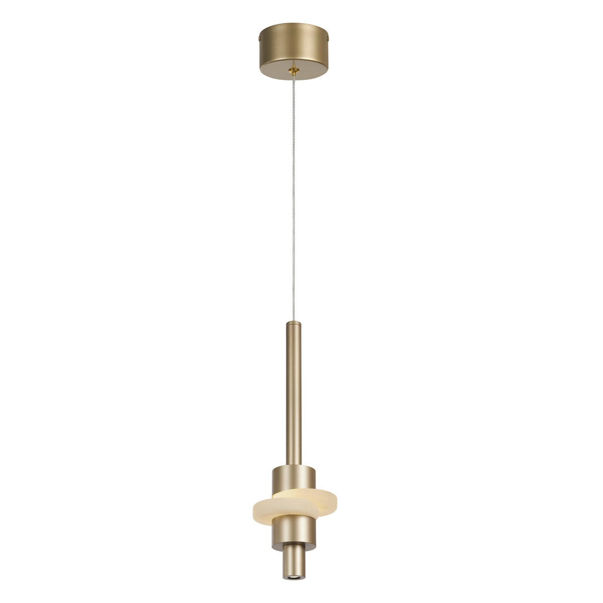 Suspension LED Betty, albâtre