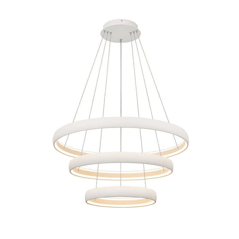 Suspension LED Flats grand modèle blanche