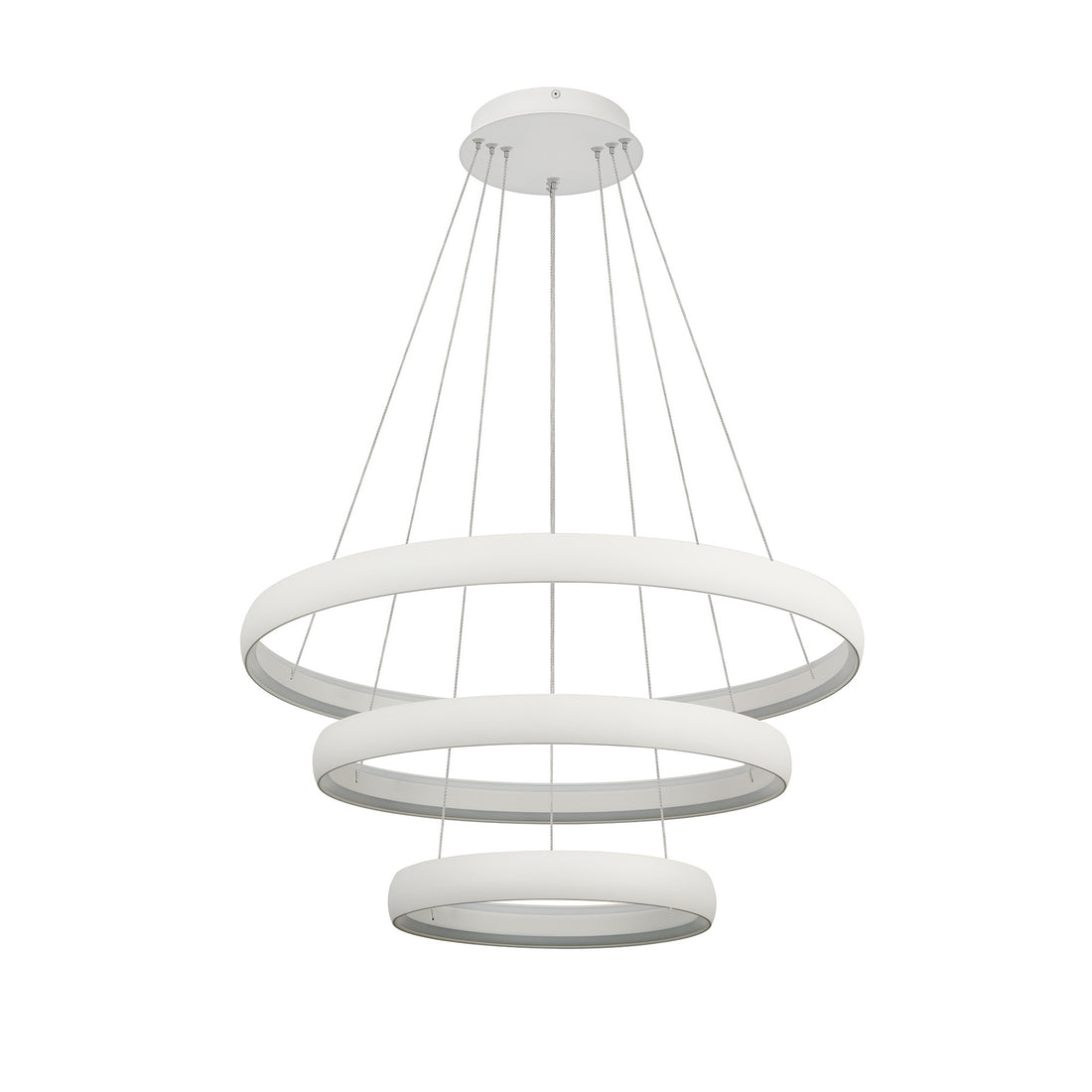 Suspension LED Flats grand modèle blanche