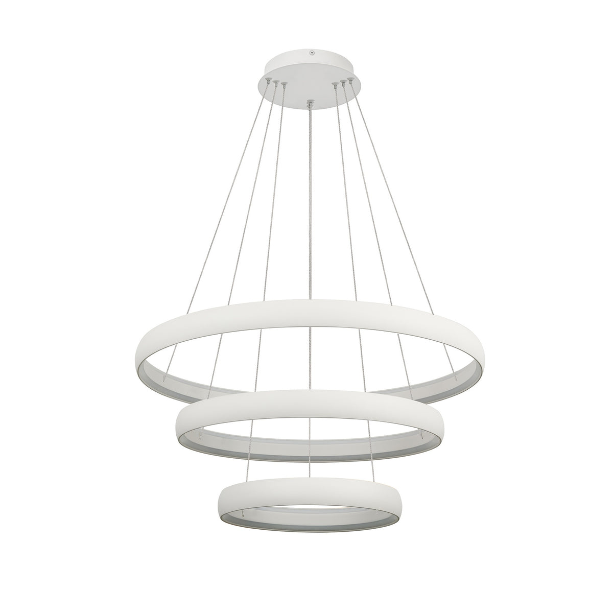 Suspension LED Flats grand modèle blanche