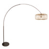 Breeza-Beache brown floor lamp