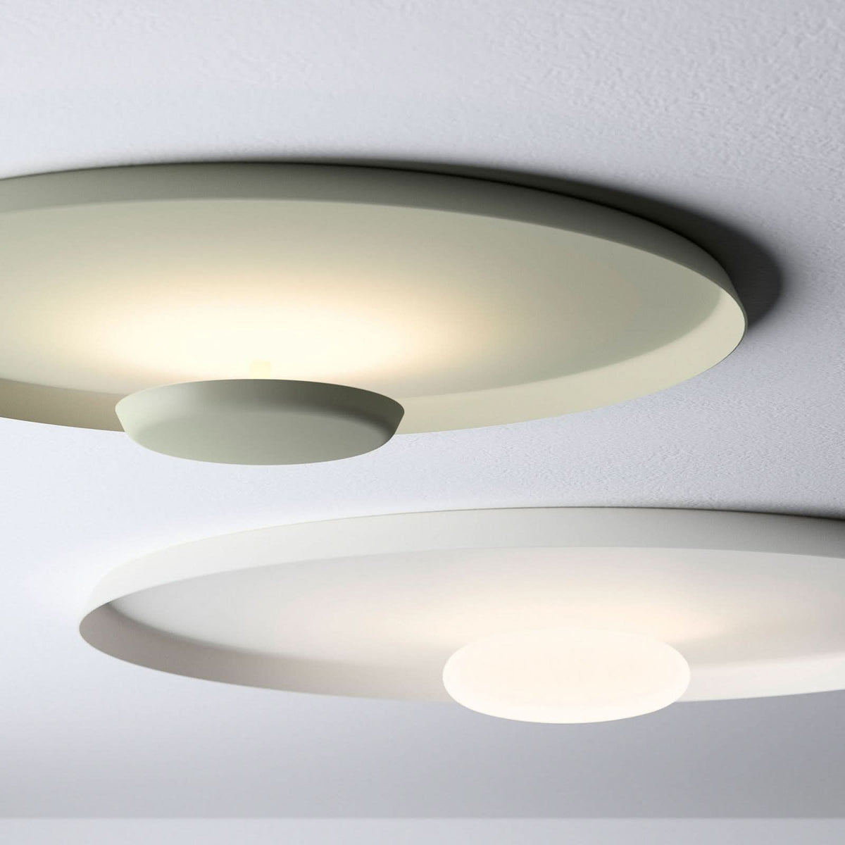 Applique murale LED Top en aluminium, blanc, Ø 60 cm