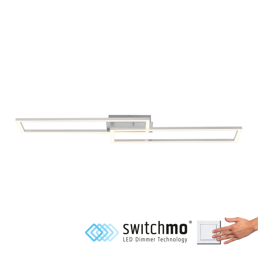 Plafonnier LED | Iven Argenté