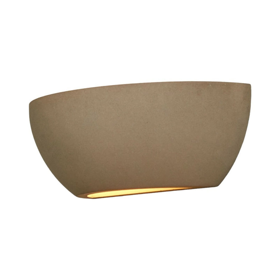 Applique murale Élégante Renata en béton, gris, hauteur 9,5 cm