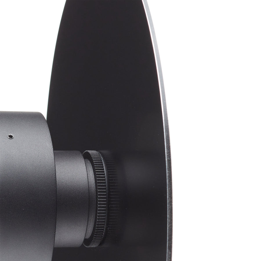 Applique murale Mirro 1.0 30 en aluminium, doré et noir, Ø 30 cm