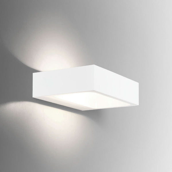 Applique murale LED Bento 1.3 en aluminium, blanc, hauteur 4,6 cm