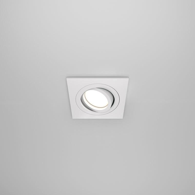 White adjustable recessed spotlight | Nivo