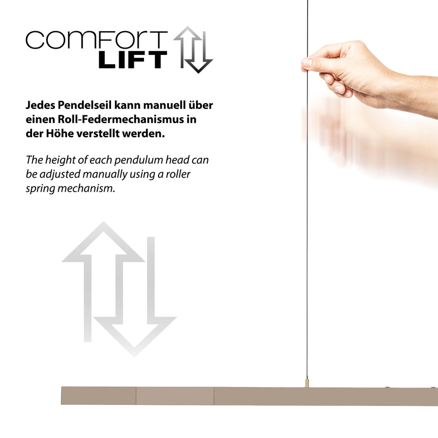 Suspension Adriana Comfort Lift laiton