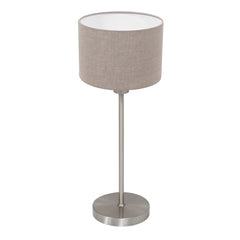 Noor silver table lamp