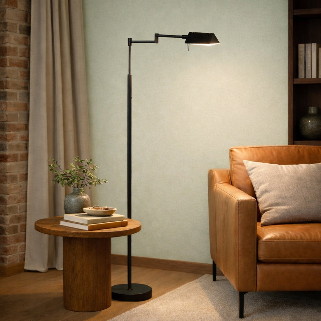 Glowgo black floor lamp
