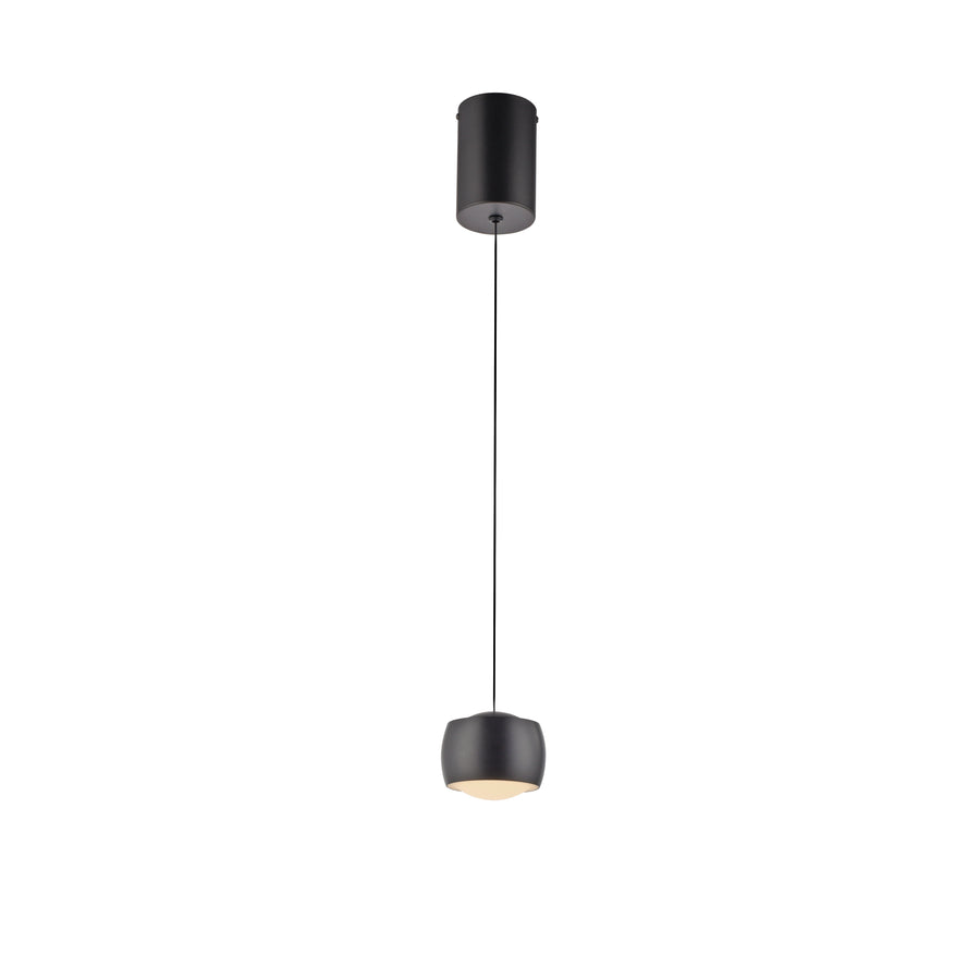 Suspension Ballini noire, H 10 cm