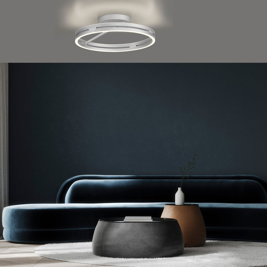 Plafonnier LED | Pure Loop Aluminium