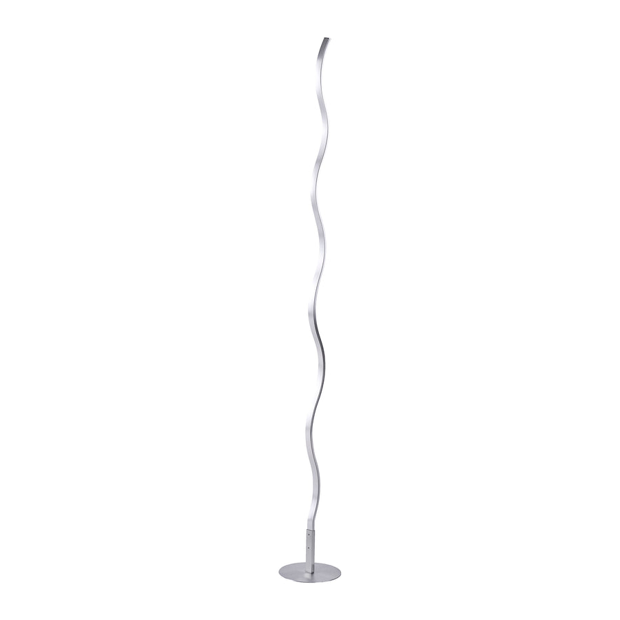 Lampadaire Wave acier