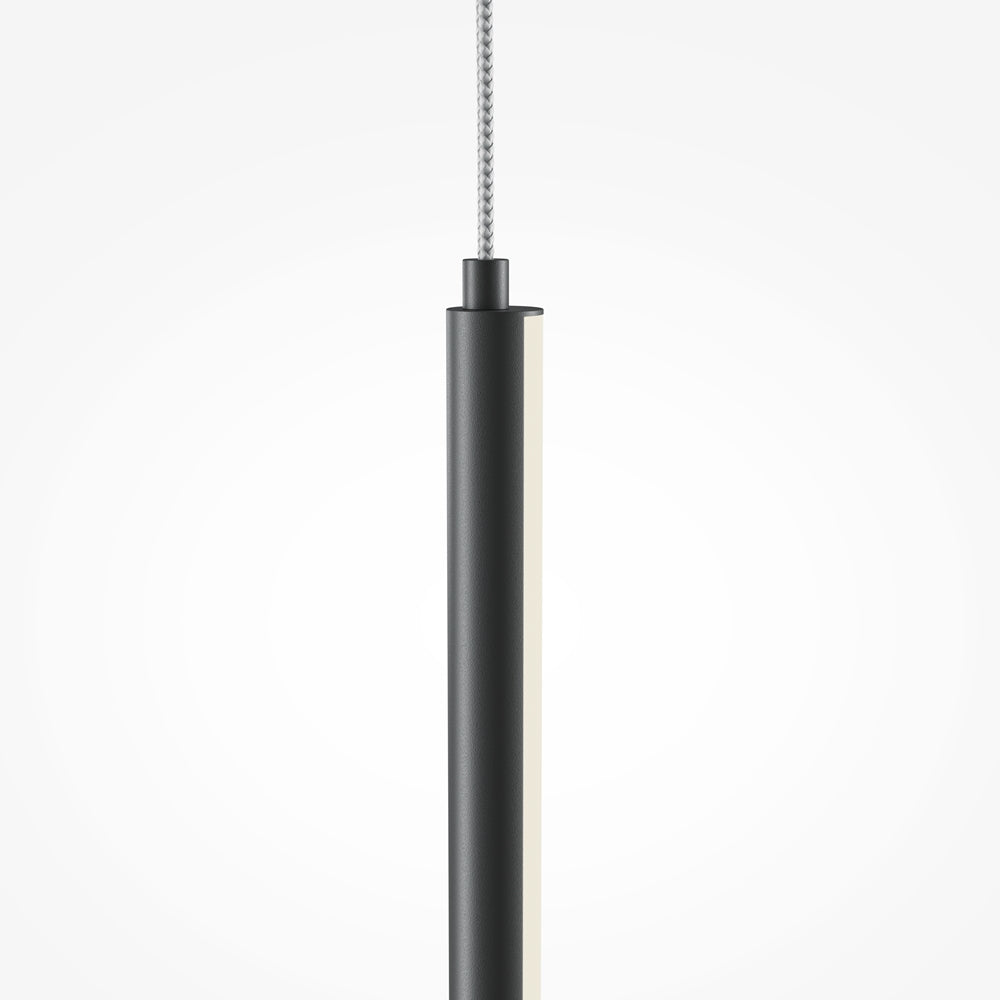 Halo black pendant light