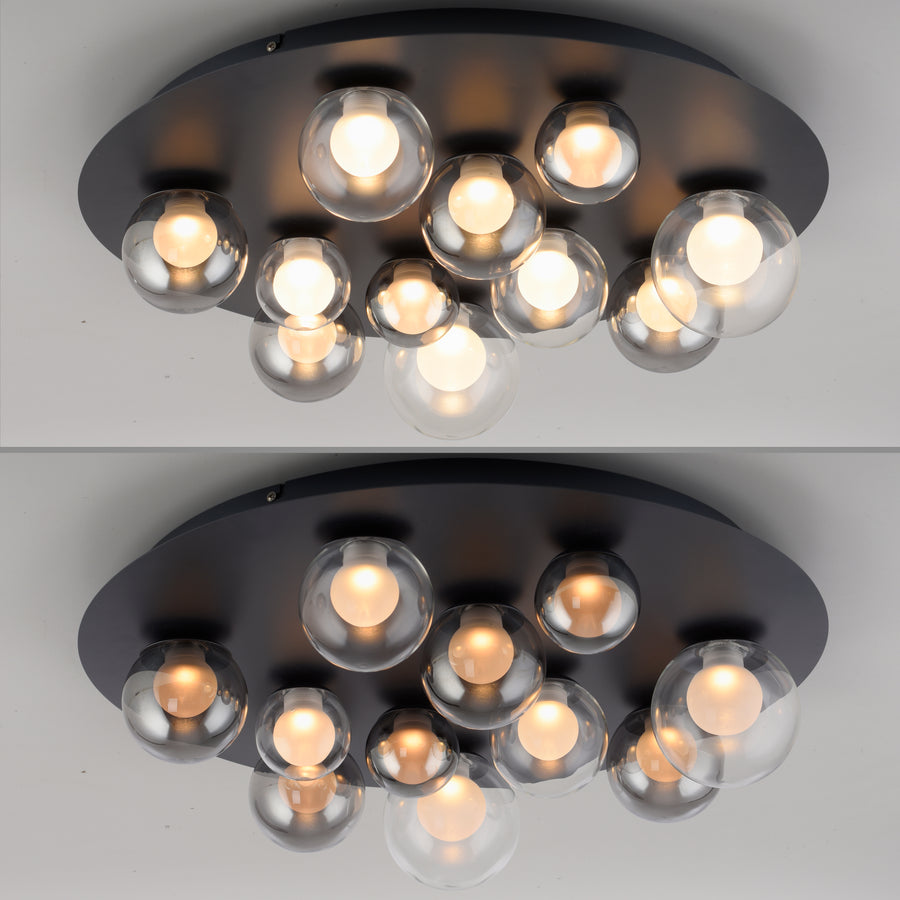 Plafonnier Pure Popup gris