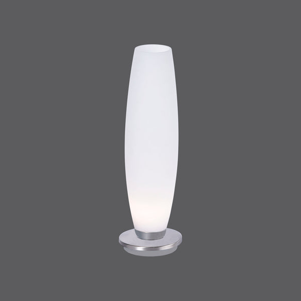 Lampe à poser Tyra acier, verre