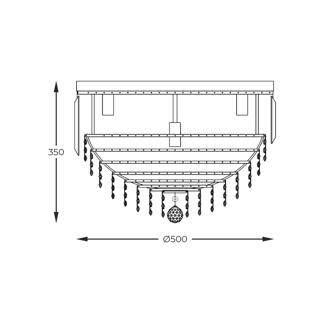 Luminaire plafonnier | Charlotte
