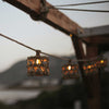 Alba decorative garland in natural fibers