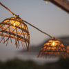 Alma decorative garland, 8 m and 10 pendants