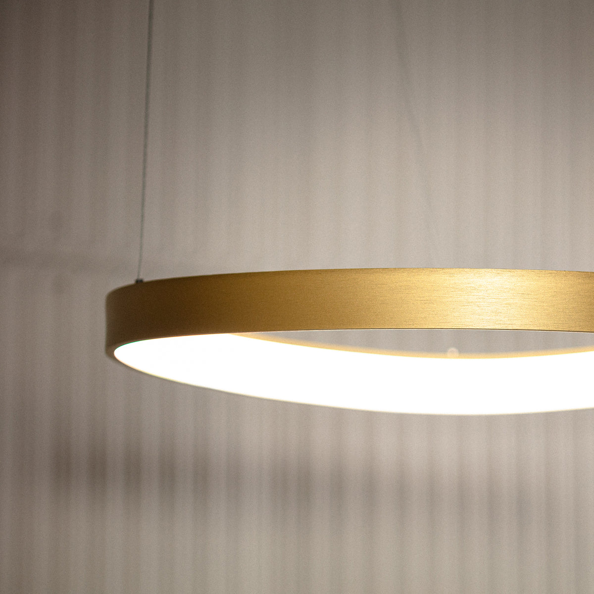 Suspension Liria dorée, L 42,5/ 61,5/ 81 cm