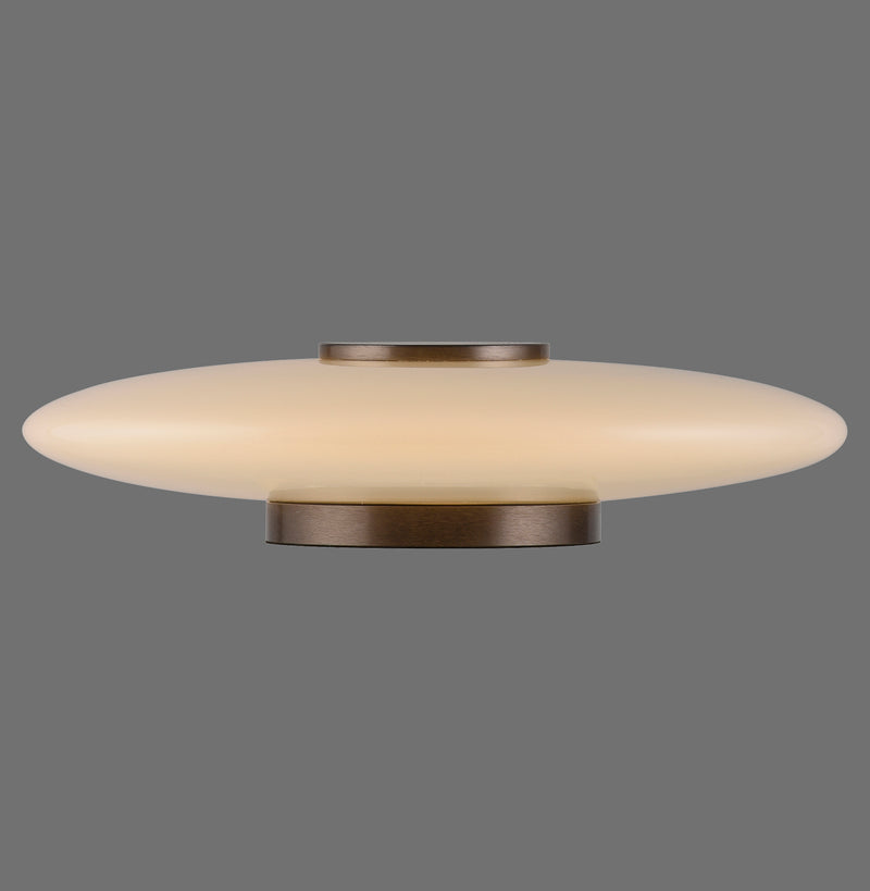 Lampe à poser Pure Vitrum marron, verre