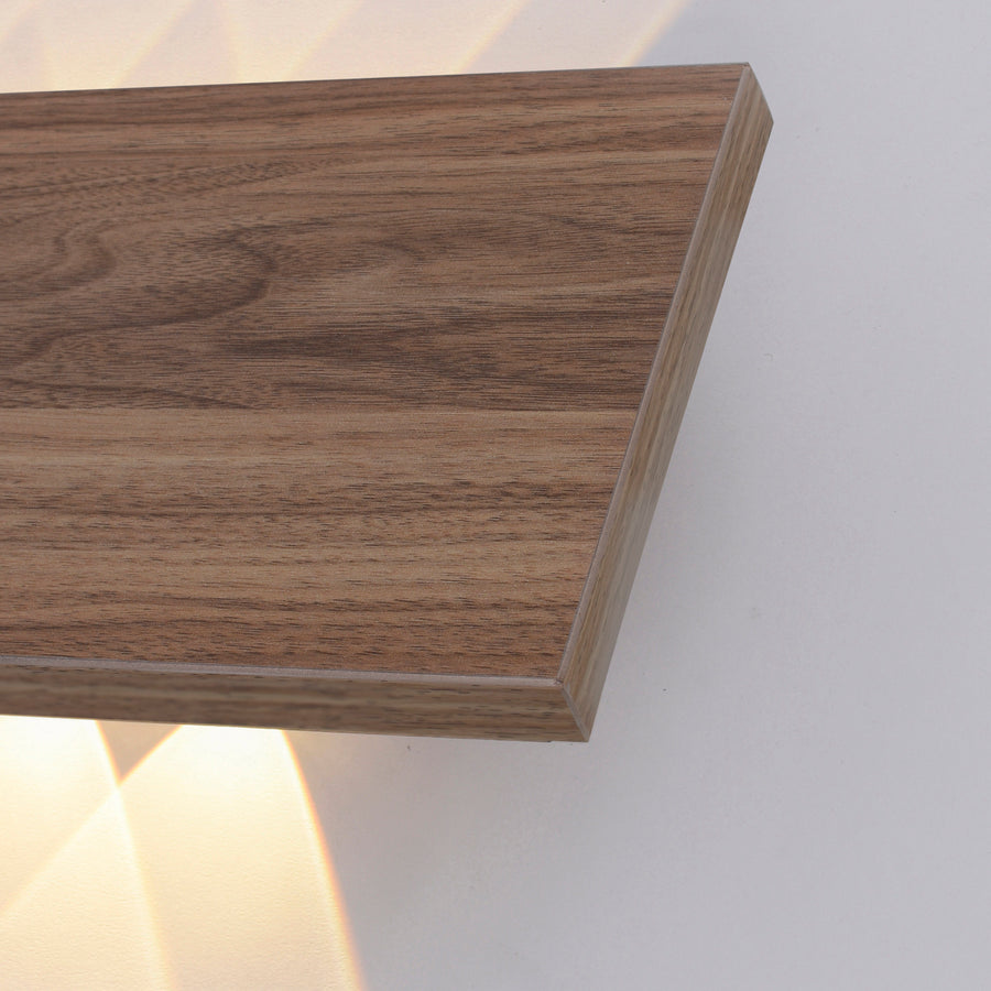 Applique murale Palma bois, L 6 cm