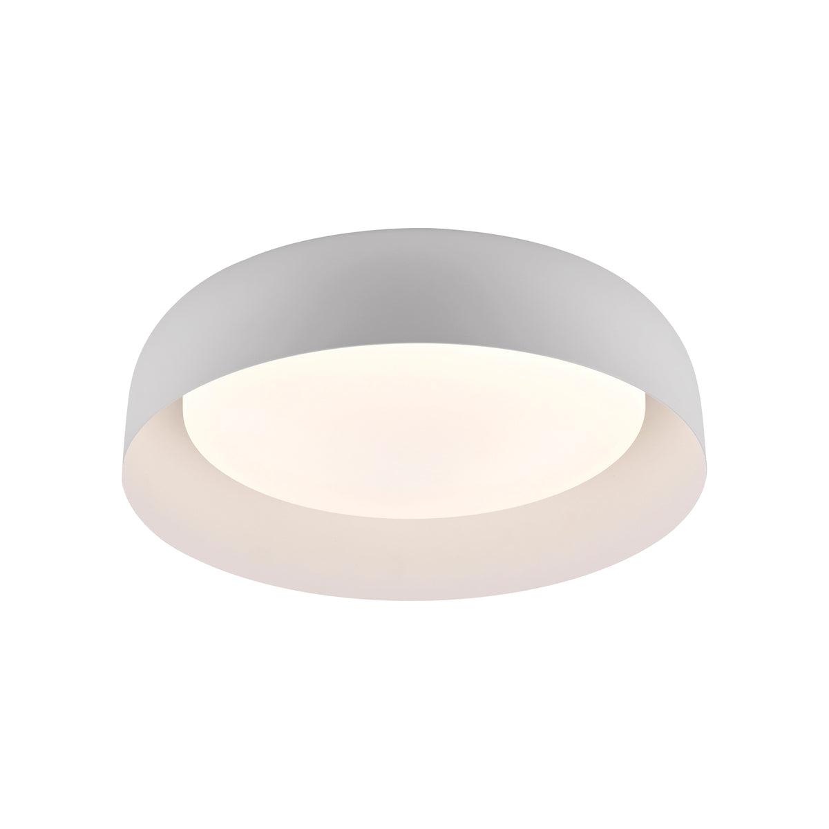 Plafonnier Osko blanc, L 40 cm