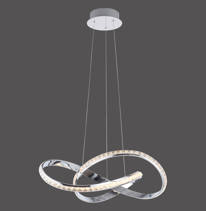 Suspension luminaire | Tanja Chromée