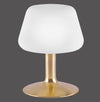 Lampe à poser Till laiton mat, verre