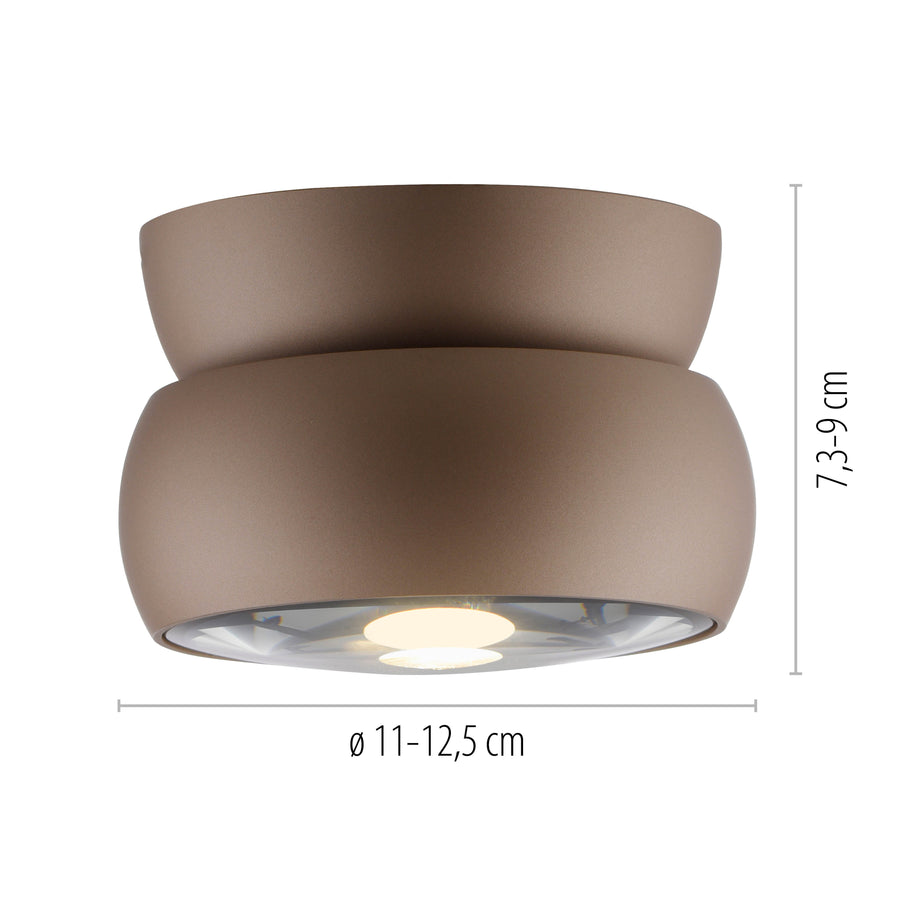 Plafonnier Pure Move marron