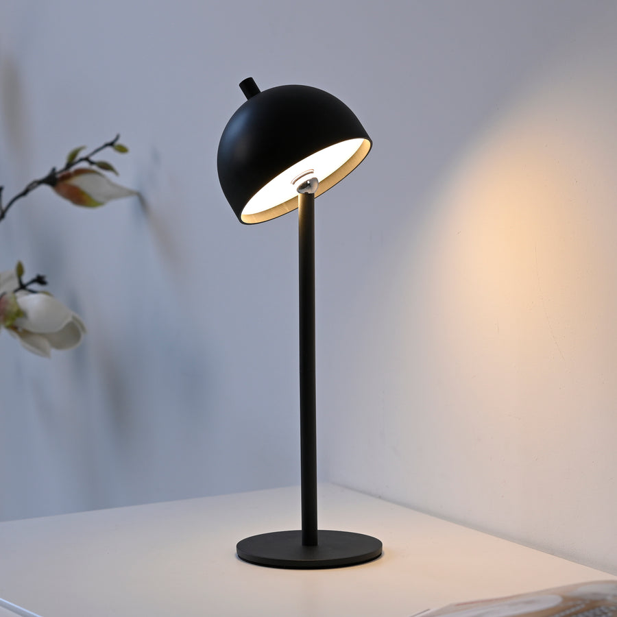 Lampe à poser Bellis noire