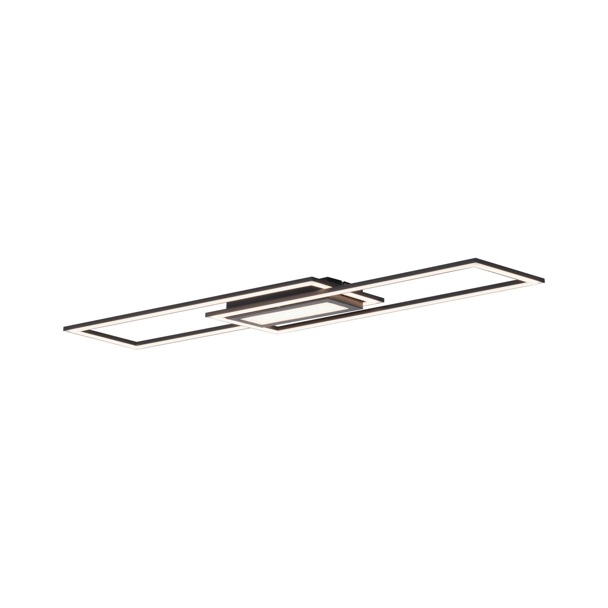 Plafonnier Asmin noir, L 17,9 cm