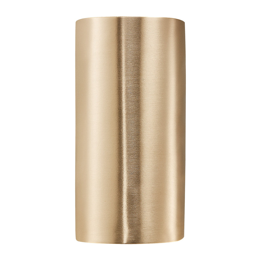 Applique extérieure Canto Maxi 2, verre, IP44, inox / laiton