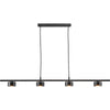 Suspension LED Clyde 4-Rail noire