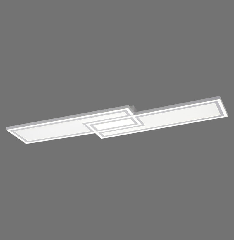 Plafonnier Edging blanc, H 110 cm