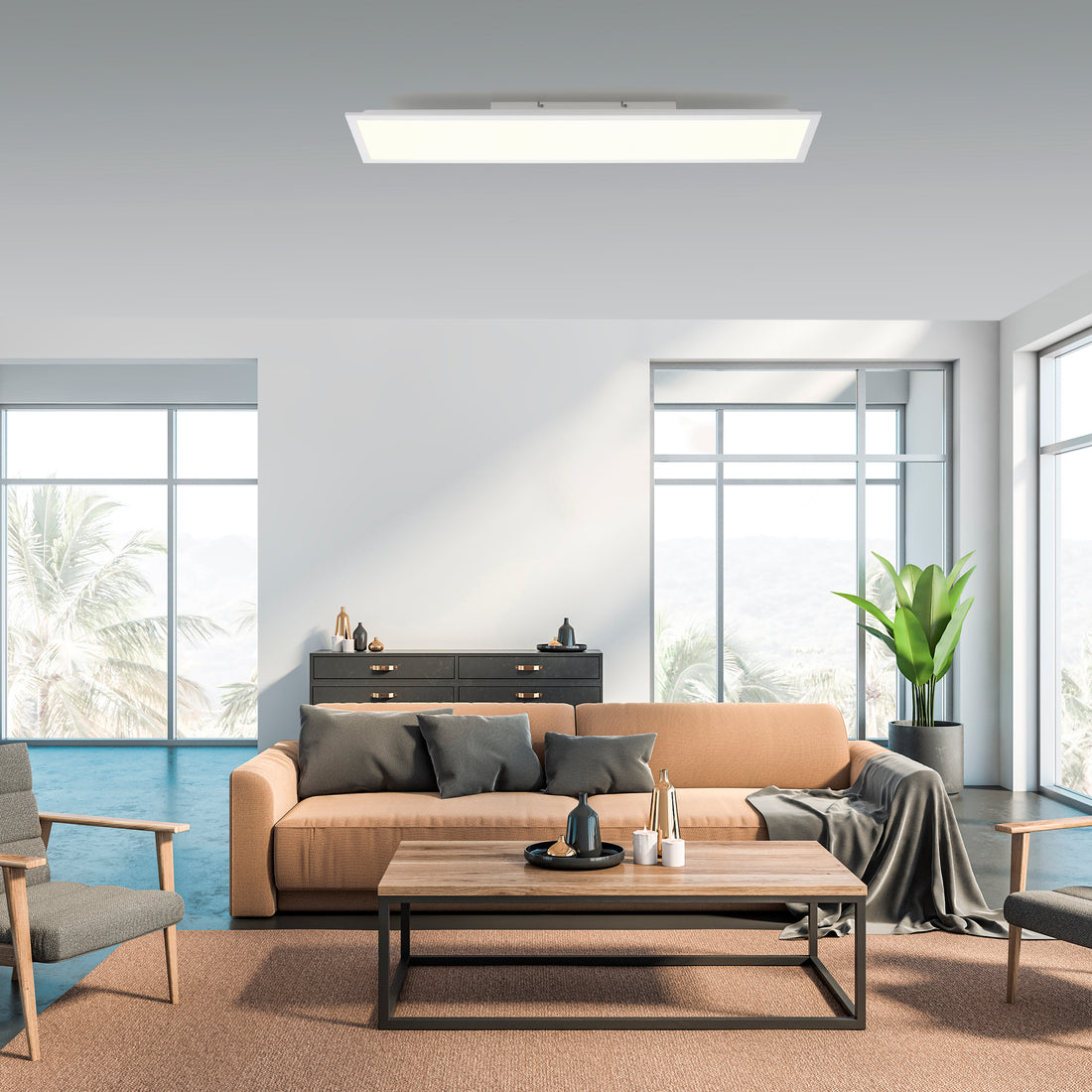 Plafonnier LED | Flat L 100 cm