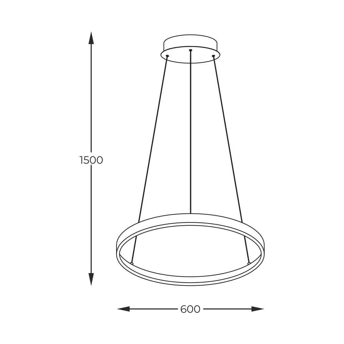 Suspension luminaire | Breno