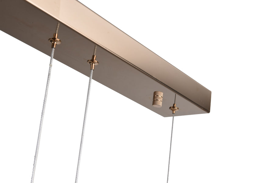 Suspension Girona dorée, cristal (MD3713-2-3GT)