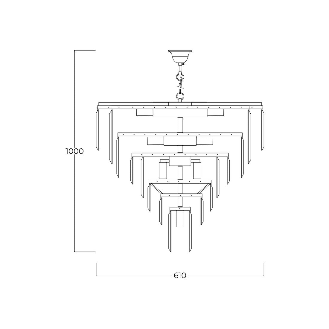 Suspension luminaire | Versailles