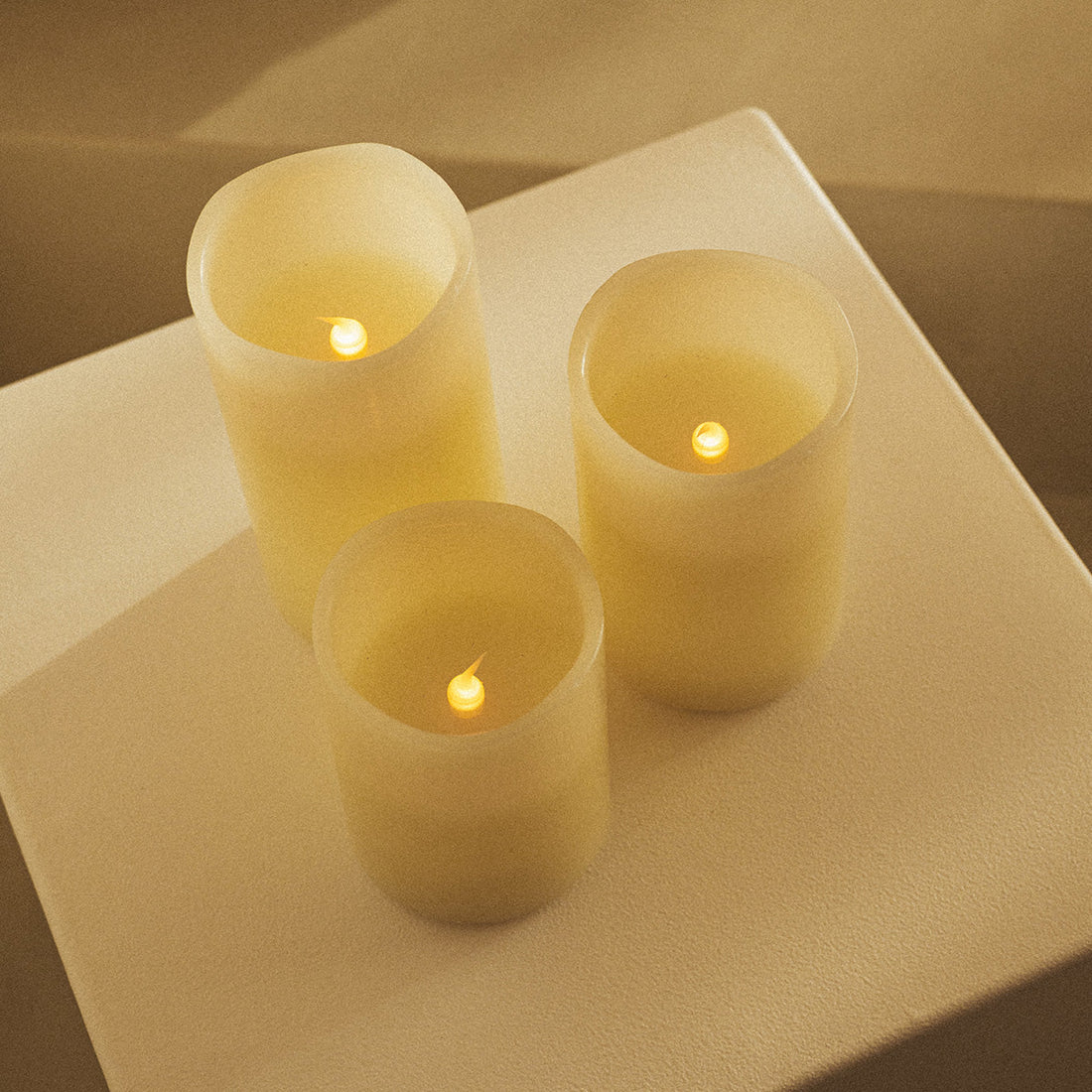 Dolo candle lamps, set of 3 sizes